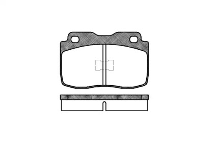 Комплект тормозных колодок REMSA 0114.00