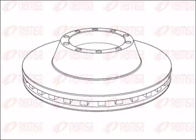 Тормозной диск REMSA NCA1013.20