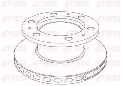 Тормозной диск REMSA NCA1018.20