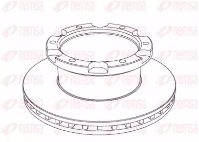 Тормозной диск REMSA NCA1036.20