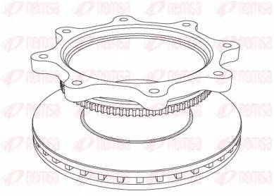Тормозной диск REMSA NCA1037.20