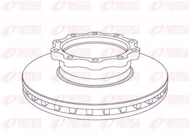 Тормозной диск REMSA NCA1038.20