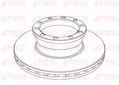 Тормозной диск REMSA NCA1040.20