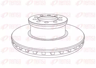 Тормозной диск REMSA NCA1053.20