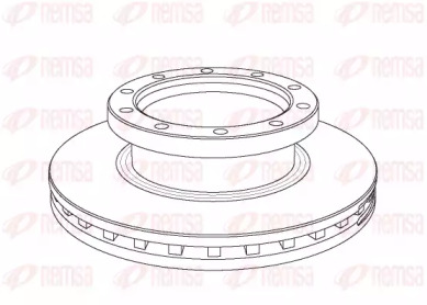Тормозной диск REMSA NCA1061.20