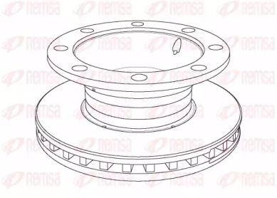 Тормозной диск REMSA NCA1106.20