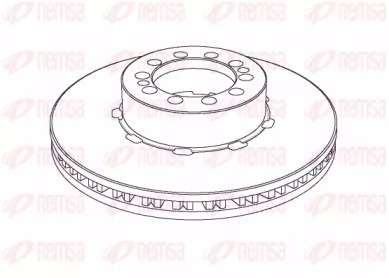 Тормозной диск REMSA NCA1126.20
