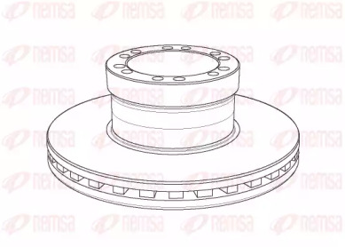Тормозной диск REMSA NCA1156.20