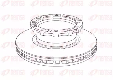 Тормозной диск REMSA NCA1159.20