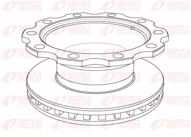 Тормозной диск REMSA NCA1172.20