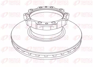 Тормозной диск REMSA NCA1174.20