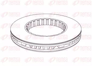 Тормозной диск REMSA NCA1177.20