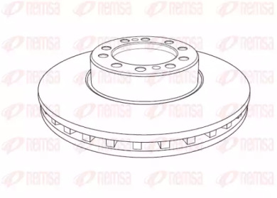 Тормозной диск REMSA NCA1193.20