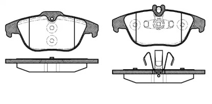 Комплект тормозных колодок REMSA 1305.20