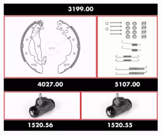 Комплект тормозов REMSA 3199.00