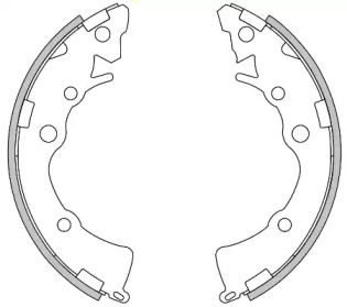 Комлект тормозных накладок REMSA 4271.00