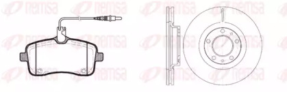 Комплект тормозов REMSA 81102.00