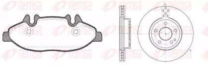 Комплект тормозов REMSA 81109.00