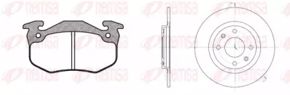 Комплект тормозов REMSA 8144.00