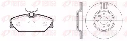 Комплект тормозов REMSA 8208.02