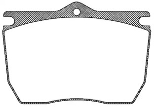 Комплект тормозных колодок REMSA JCA 824.20