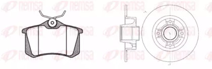 Комплект тормозов REMSA 8263.05