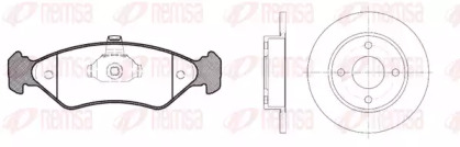 Комплект тормозов REMSA 8285.02