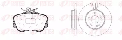 Комплект тормозов REMSA 8445.02