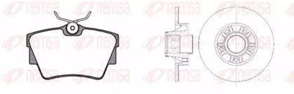 Комплект тормозов REMSA 8591.20