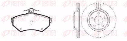 Комплект тормозов REMSA 8631.02