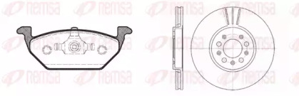 Комплект тормозов REMSA 8633.06