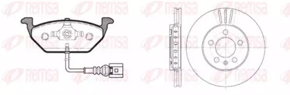 Комплект тормозов REMSA 8633.09