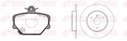 Комплект тормозов REMSA 8705.00