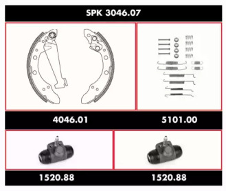 Комплект тормозов REMSA SPK 3046.07