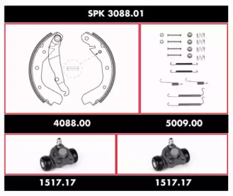 Комплект тормозов REMSA SPK 3088.01