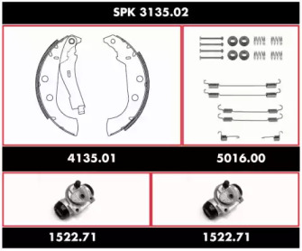 Комплект тормозов REMSA SPK 3135.02