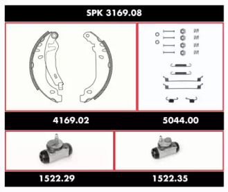 Комплект тормозов REMSA SPK 3169.08