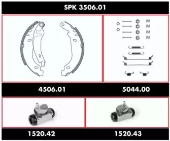 Комплект тормозов REMSA SPK 3506.01