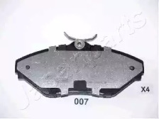 Комплект тормозных колодок JAPANPARTS PA-007AF