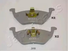 Комплект тормозных колодок JAPANPARTS PP-310AF