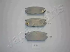 Комплект тормозных колодок JAPANPARTS PP-510AF