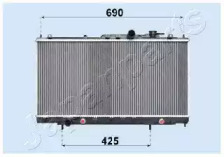 Теплообменник JAPANPARTS RDA183018