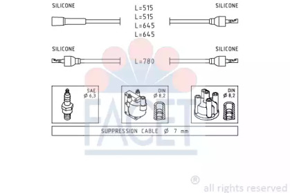 Комплект электропроводки FACET 4.8509