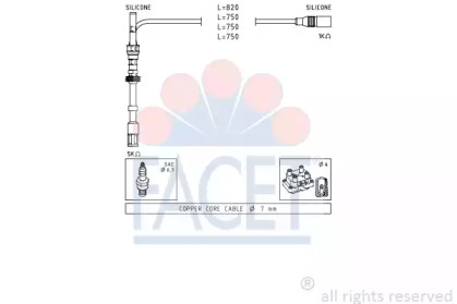 Комплект электропроводки FACET 4.9489