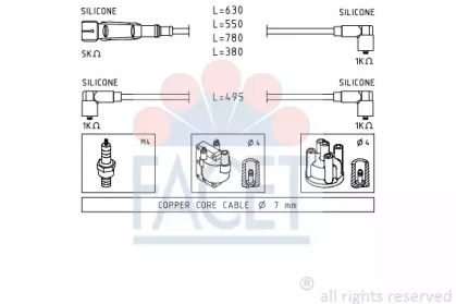 Комплект электропроводки FACET 4.9660