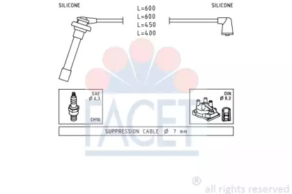 Комплект электропроводки FACET 4.9702