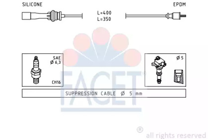 Комплект электропроводки FACET 4.9729