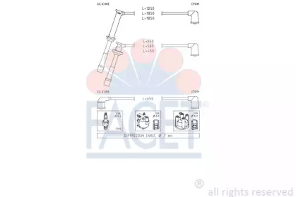 Комплект электропроводки FACET 4.9760