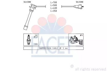 Комплект электропроводки FACET 4.9792