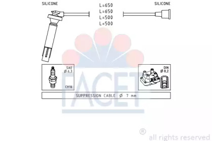 Комплект электропроводки FACET 4.9819